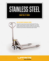 Lift-Rite stainless steel pallet jack