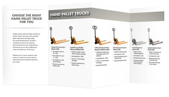 Lift-Rite Product Information | Lift Rite Pallet Truck Brochure