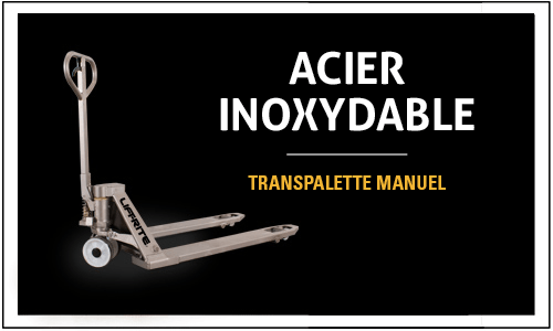 Transpalettes en acier inoxydable