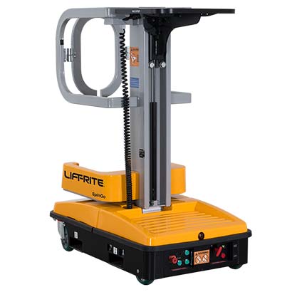 spingo, lift rite spin go, one man lift