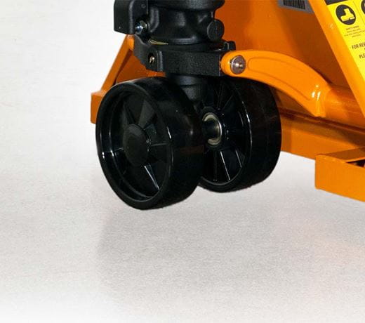 Lift-Rite LCR Series standard hand pallet jack trucks with non-marking wheels