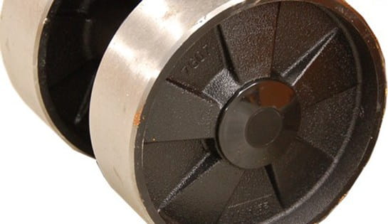 Lift-Rite LCS80 heavy duty steel wheels for hand pallet trucks