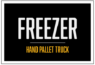 freezer pallet truck, galvanized pallet jack